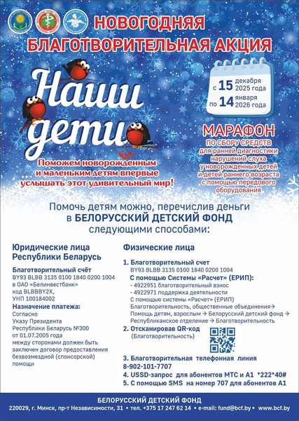 Новогодняя благотворительная акция